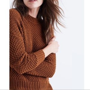 Madewell French Quarter Sweater in Chestnut XS